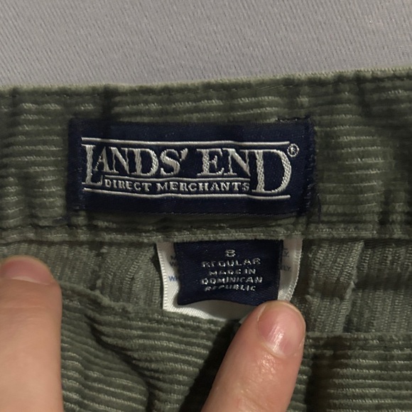 Lands' End Women's Olive Trousers - Picture 2 of 4